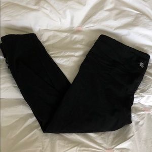 Athleta Cropped Black Leggings